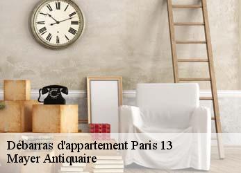 Débarras d'appartement  paris-13-75013 Mayer Antiquaire